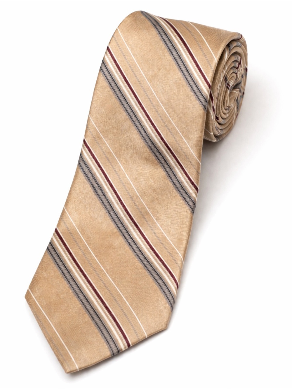 CHRISTIAN DIOR MONSIEUR — Heritage Silk Blend Stripe Tie (Made in Canada)